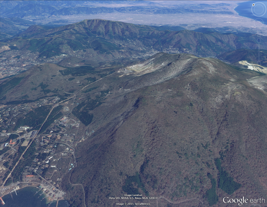 Google Earthで見る箱根大涌谷