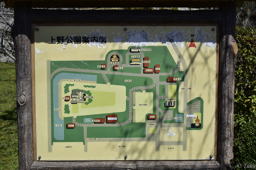 上野公園案内図